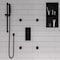 Alfi Brand Black Matte Square Sliding Rail Hand Shower Set AB7606-BM - alternate 4